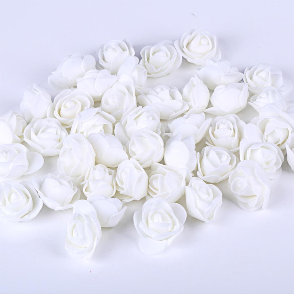500x Красивые и Реалистичные Цветочные Композиции Легко PE Пена Головка Розы Искусственный Цветок
