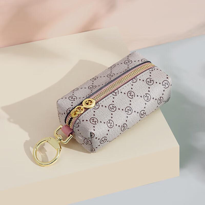GOLF Key Case for Women, Fashionable Printed Multifunctional Car Key Holder, Multifunctional Coin Purse, Car Key Ring