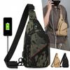 Men's Chest Bag Multifunctional Outdoor Sports Riding Crossbody Bag Light and Durable Fashion Simple Shoulder Bag Tide.