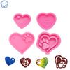 3D силиконовая форма для мыла Сердце Любовь Роза Цветок Шоколадная форма Свеча Полимерная глина Формы для поделок Формы для мыла Инструмент