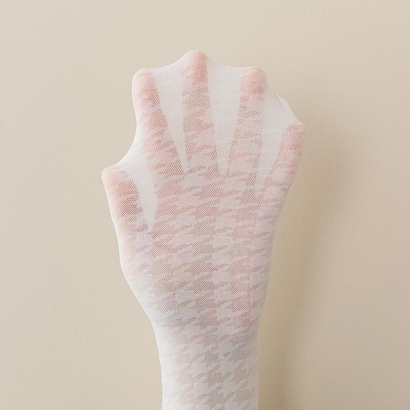 Girls Long Socks Stockings Women College Style Plaid Knee Socks Women Ultra-thin Transparent Crystal Silk Socks Stockings Sox