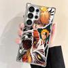 Bleach Anime Ichigo Kenpachi Plating Phone Case For Samsung Galaxy S24 S25 FE S26 Edge S23 Ultra S22 S21 Plus S20 Anti-Fall Aira