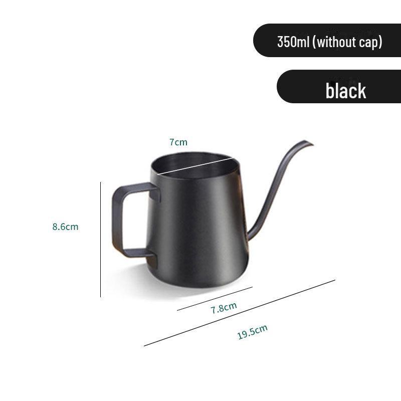 Кофейник из нержавеющей стали 304 с ручкой из цельного дерева, узкий носик, 600 мл