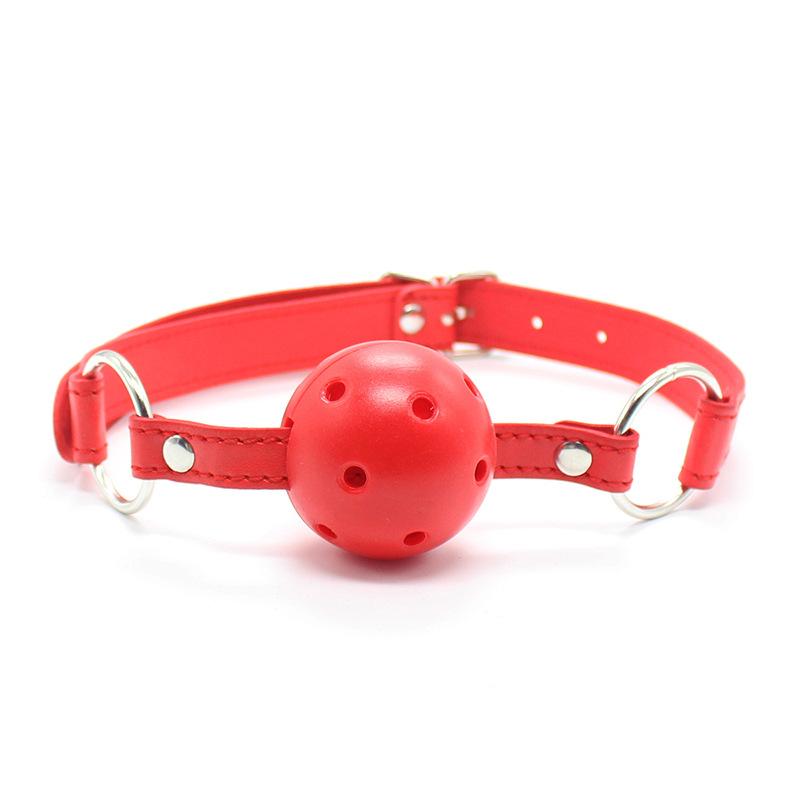 BDSM Ball Gag Oral Fixation stuffed Mouth PU Bondage Boutique Begin Roleplay Slave Submisson Adult Game For Couples Flirting Toy