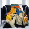 НЛО Робот Грендизер Голдорак Одеяла Япония Аниме Флис Смешные Теплые Пледы для Дома Ресторана Зимы Автомобиля