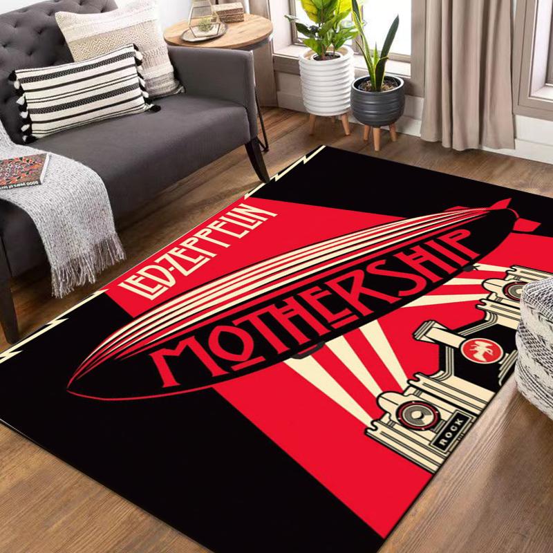 Ковер с рисунком Led-Zeppelin 15 размеров для гостиной, коврик для ванной, креативный придверный коврик, ковер для спальни, домашний декор, украшение ковра для дома