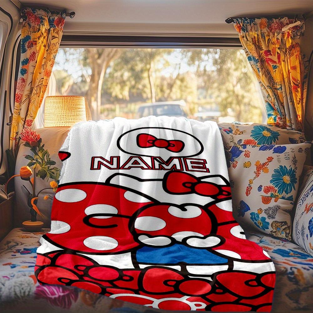 Hello Kitty Lion Leopard Print Rv Blanket Soft Cozy Lightweight Allseason Multipurpose Throw For Picnics Couches Camping Bed Rvs Perfect Gift For