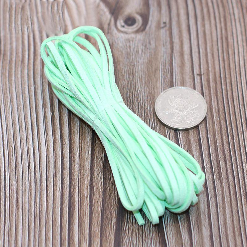 5M Длинный Кожаный Шнурок Плоский Искусственный Замшевый Шнур Нить DIY Браслет Фурнитура Веревка Шнур Изготовление Ювелирных Изделий Толщина 3мм Принадлежности