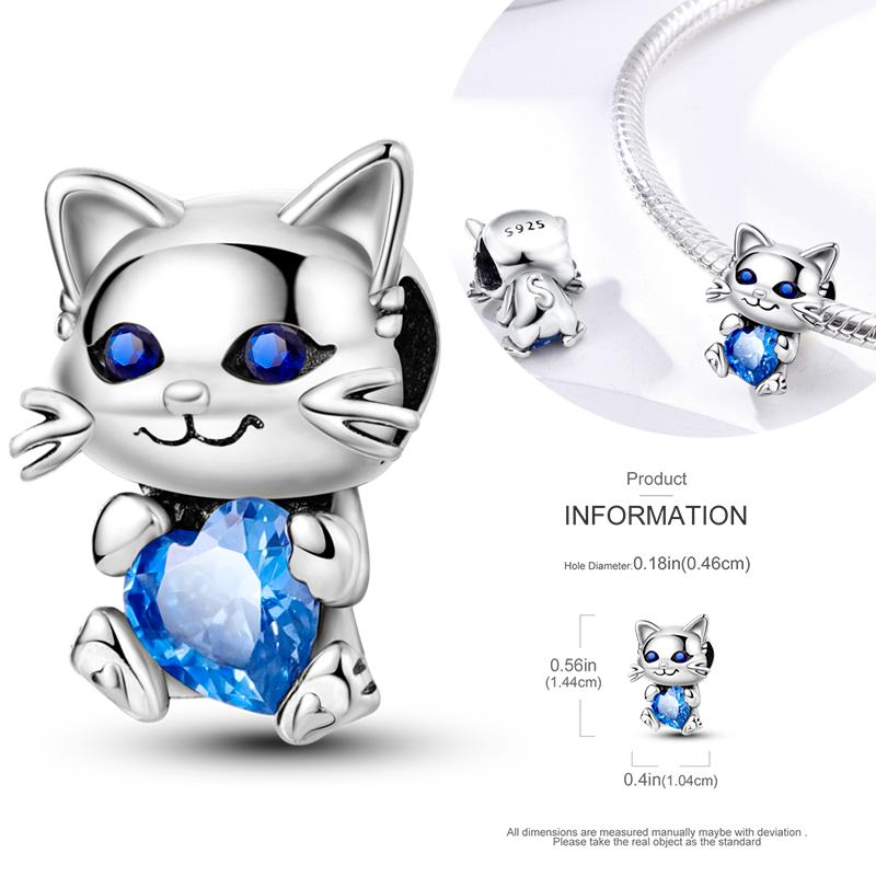 Copper Charms Beads Perfume Animal Butterfly Pendants Fit Original Bracelet Diy Jewelry