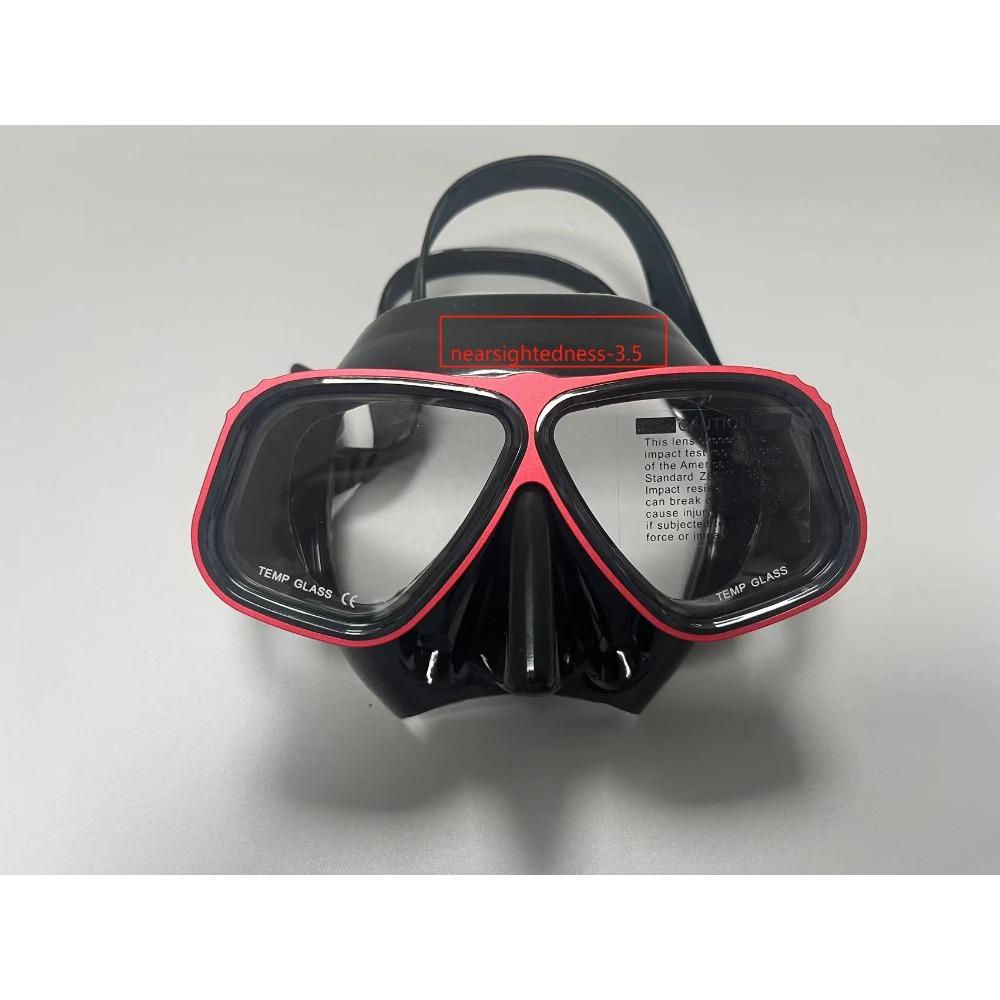 Маска для сноркелинга, оптические очки для дайвинга при близорукости, взрослые могут быть оснащены маской для дайвинга при близорукости