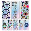 Глаз синий злой глаз принт для OPPO Reno7 SE 6 5 ZF 4G 5G Find X2 X3 Neo Lite Pro Plus прозрачный мягкий чехол для телефона Coque
