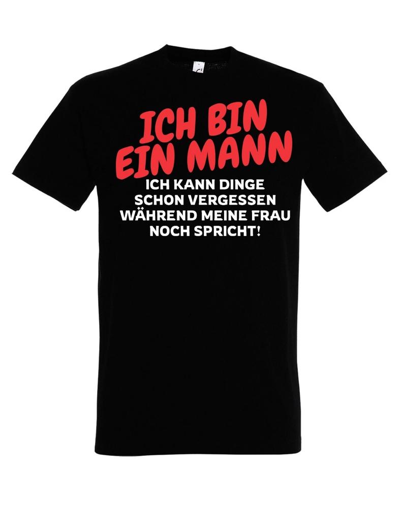 Youth Designz Mens T-Shirt Saying I'm A Man Fun Shirt Funny