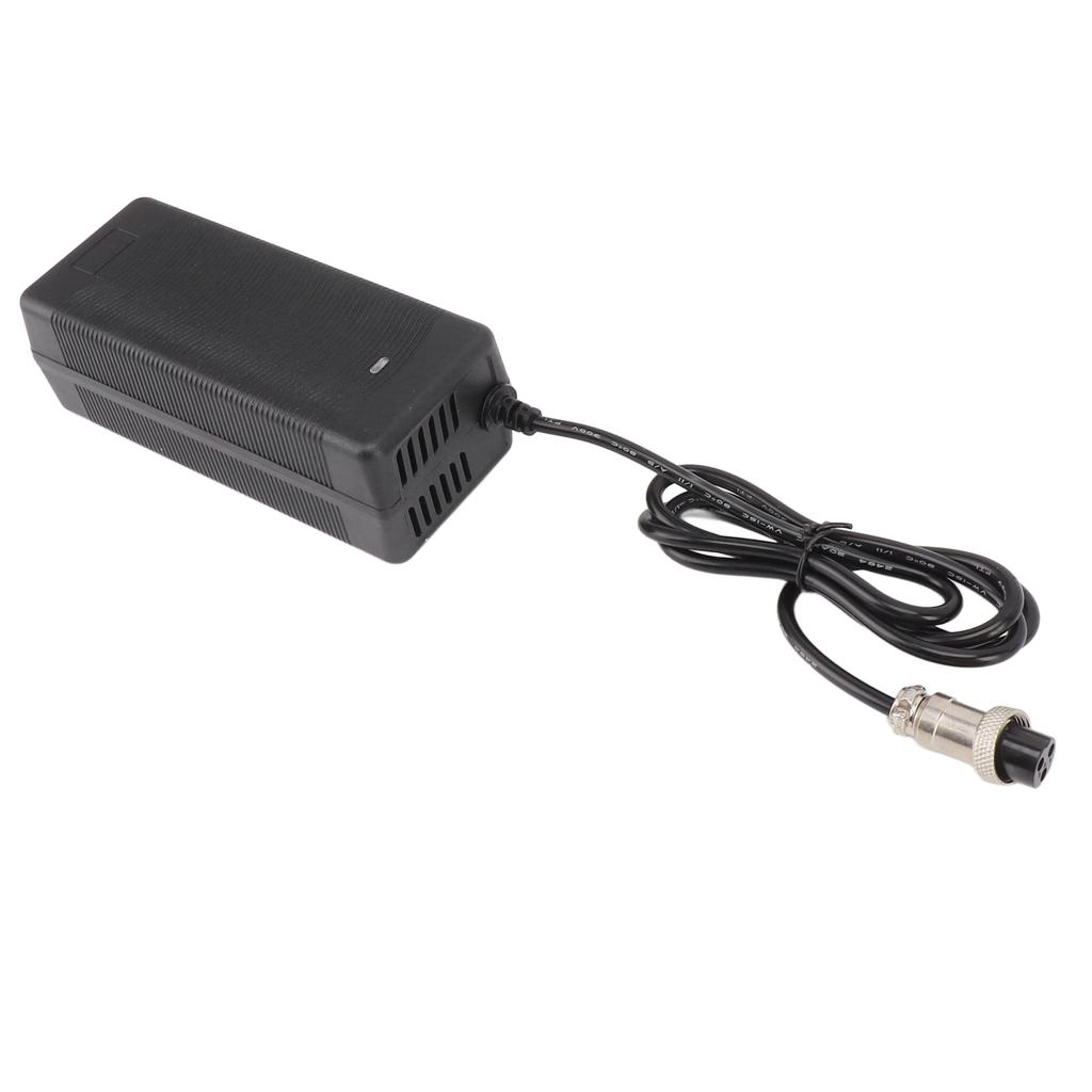 Зарядное устройство для электросамоката 54,6 В 2 А с металлическим разъемом GX16 Зарядное устройство для электровелосипеда Защита от помех