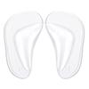 1 Pair Shock-absorbing Silicone Orthopedic Foot Arch Support Insoles Shoes Pad
