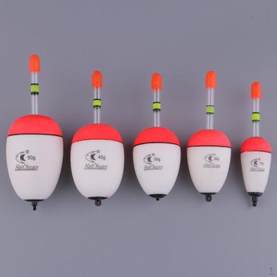 Светящиеся рыболовные поплавки из пены EVA, 5 шт., поплавки 10-100 г, 10-50 г