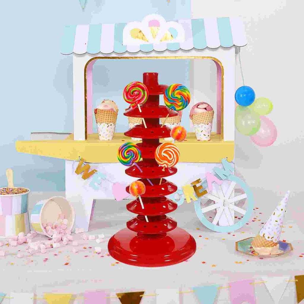 Подставка для леденцов Магазин Многоярусный держатель Настольная стойка Изысканный торт Десерт Музыкальные леденцы Настольный