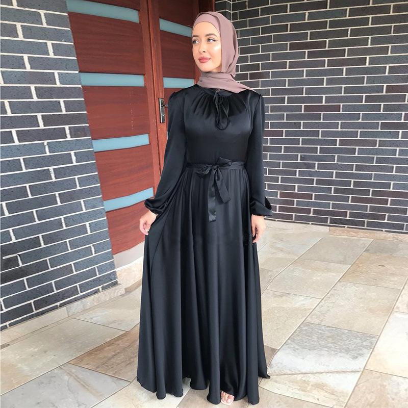 Dubai Turkey Arab Elegant Chiffon Kimono For Women Muslim Solid Color 3 Layers Open Islamic Clothing Muslim Dresses Abaya