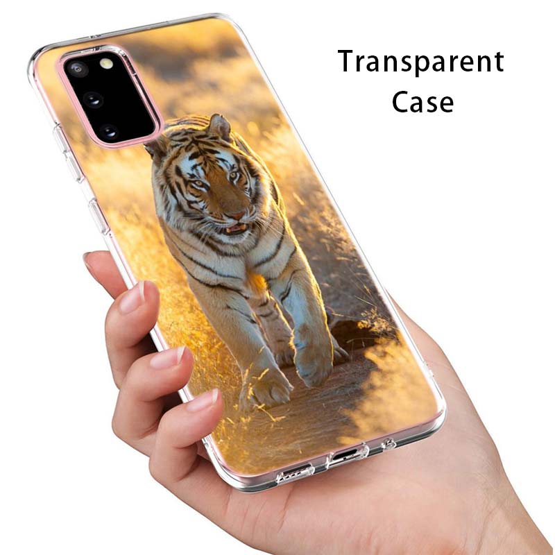 Мягкий чехол для телефона с изображением тигра и леопарда для Samsung Galaxy S22 Pro S21 S20 FE Ultra S10 S10E Lite S9 S8 Plus S7 S6 Edge