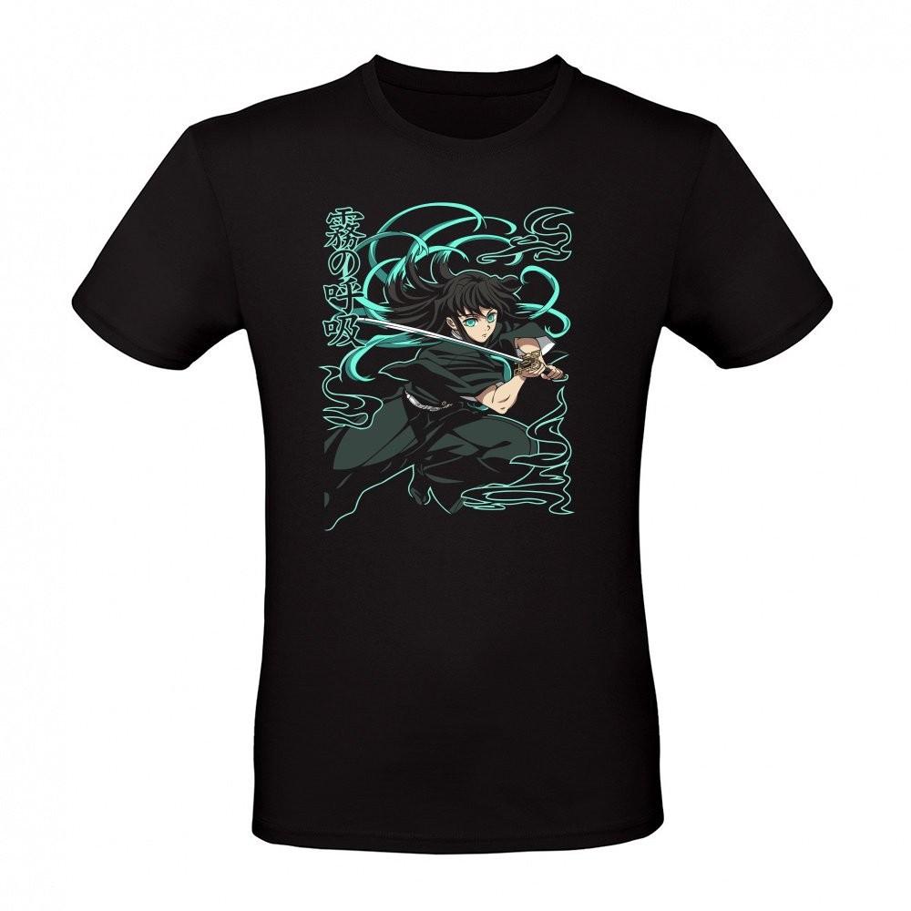 Anime Muichiro Tokito Mist Hashira Slayer T Shirt Size S - 5Xl Gift For Friends