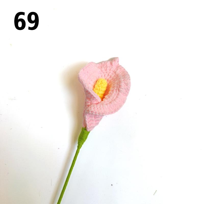 Подарок на День Учителя Подсолнух Вязаный Цветок Вязаный Цветок Ручной Работы Букет Домашний