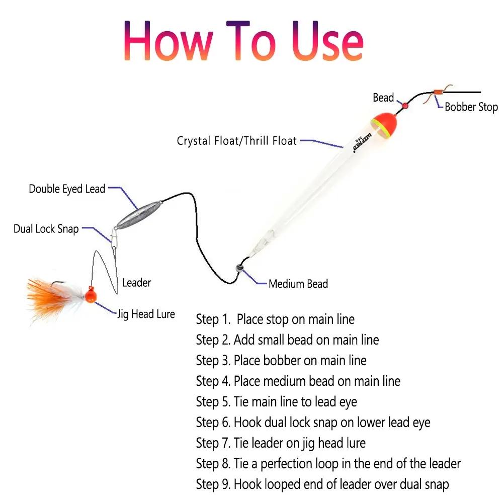 Bimoo, 1 шт., 20 г, 25 г, 35 г, поплавок с кристаллом щуки, утяжеленные поплавки для Shad Fishing Slamon Steelhead, аксессуары, рыболовные терминалы, снасти