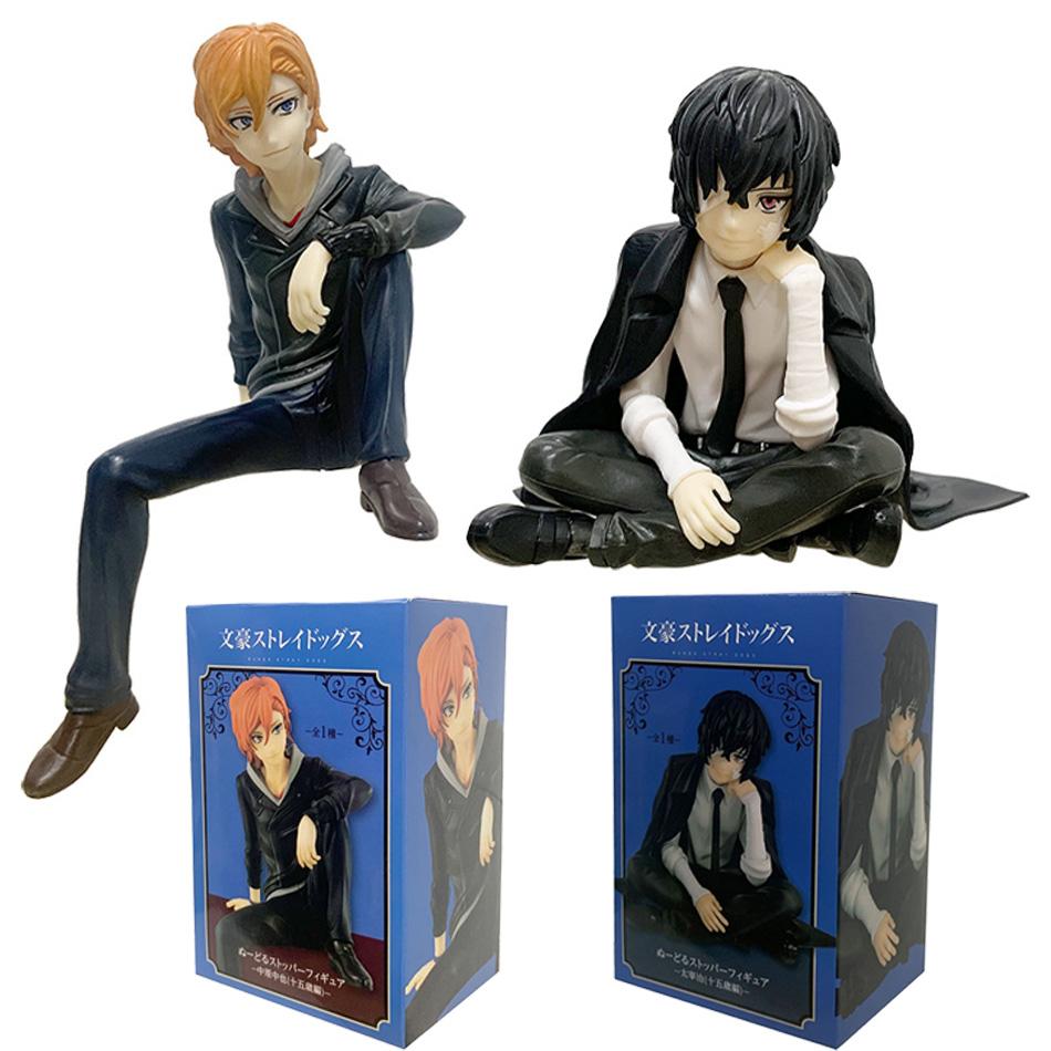 Новая фигурка Dazai Osamu из Bungo Stray Dogs, фигурки действия Nakahara Chuuya, ПВХ модель, коллекция, стоппер для лапши, игрушка на день рождения, подарки