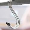 4PCS/Lot S Shaped Hooks Stainless Steel Hanger Clasp Rack for Clothes Pot Pan Kitchen Hooks Clasp Ho