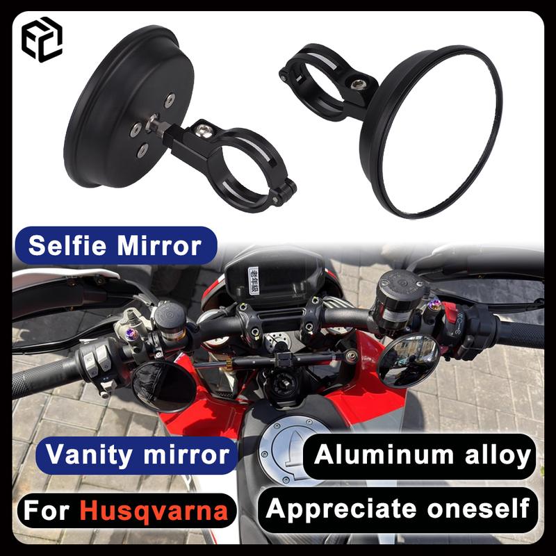Зеркала для селфи на мотоцикл / Зеркало для макияжа / для Husqvarna Vitpilen 401 701 801 Svartpilen 401 701 801 Видеть себя во время езды