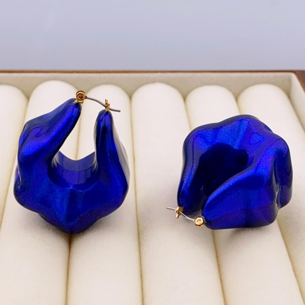 Великолепные акриловые серьги U-образной формы неправильной формы для повседневной носки женщин