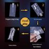 Double-Layer Shockproof Inflatable Air Column Bag for Cosmetics and Perfume Refill Bottles