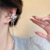 Сладкий Ушной Кафф с Кисточкой в Виде Бабочки - Не Требуется Прокол - Новые Стильные Длинные Женские Серьги