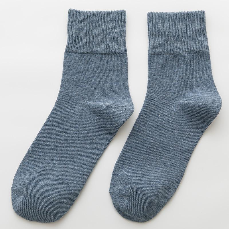 Вязаные женские носки, модные однотонные длинные носки, женские осенне-зимние носки в стиле Харадзюку в стиле винтаж