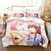 Новый комплект постельного белья Anime Girls The Demon Girl Next Door Single Twin Full Queen King Size Bed Set Adult Kid Bedroom Duvetcover Sets