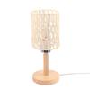 Rattan Lampshade 11.5X14.5Cm Pendant Lamp Shade Bohemian Style Handwoven Lampshade Home Cafe Hotel Ceiling Lamp Light Cover