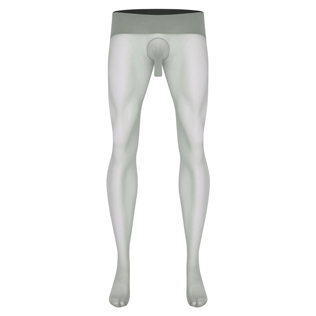 Мужские Ультратонкие Эластичные Колготки Чулки С Высокой Талией Бесшовные Прозрачные Леггинсы Одежда Для Сна