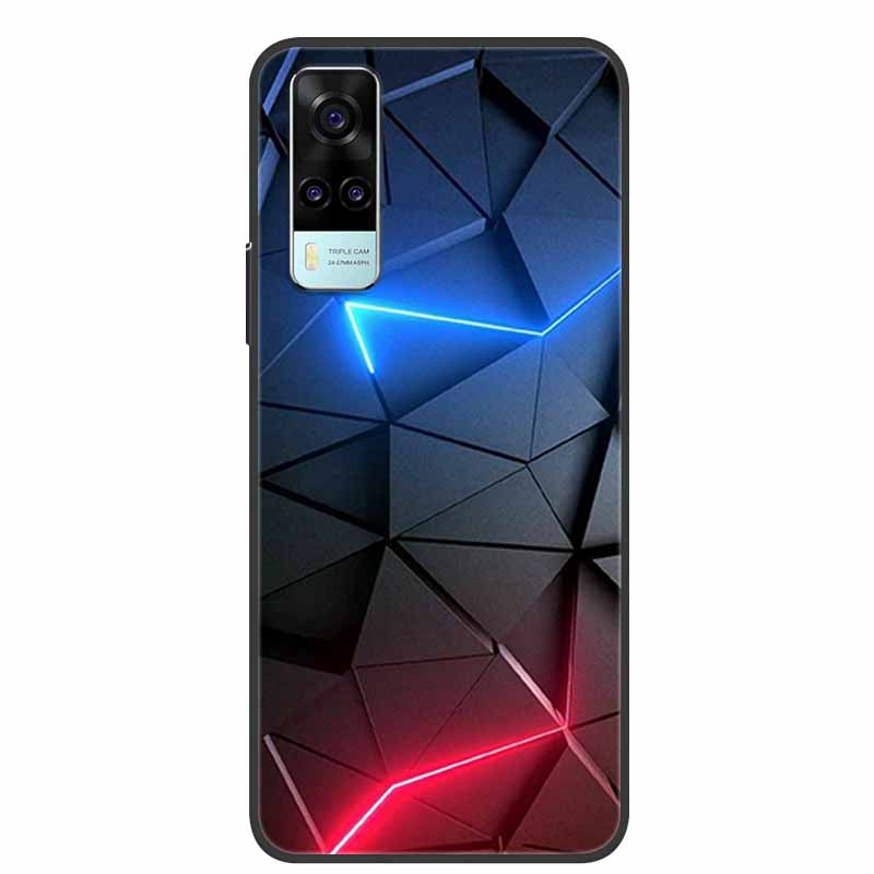 Чехол для vivo Y31 Y53S Y11S Y12S V2026 Мраморный Мягкий ТПУ Силикон Защитная Крышка Телефона Для vivo Y31 2021 Задняя Крышка Funda Y 31 Coque
