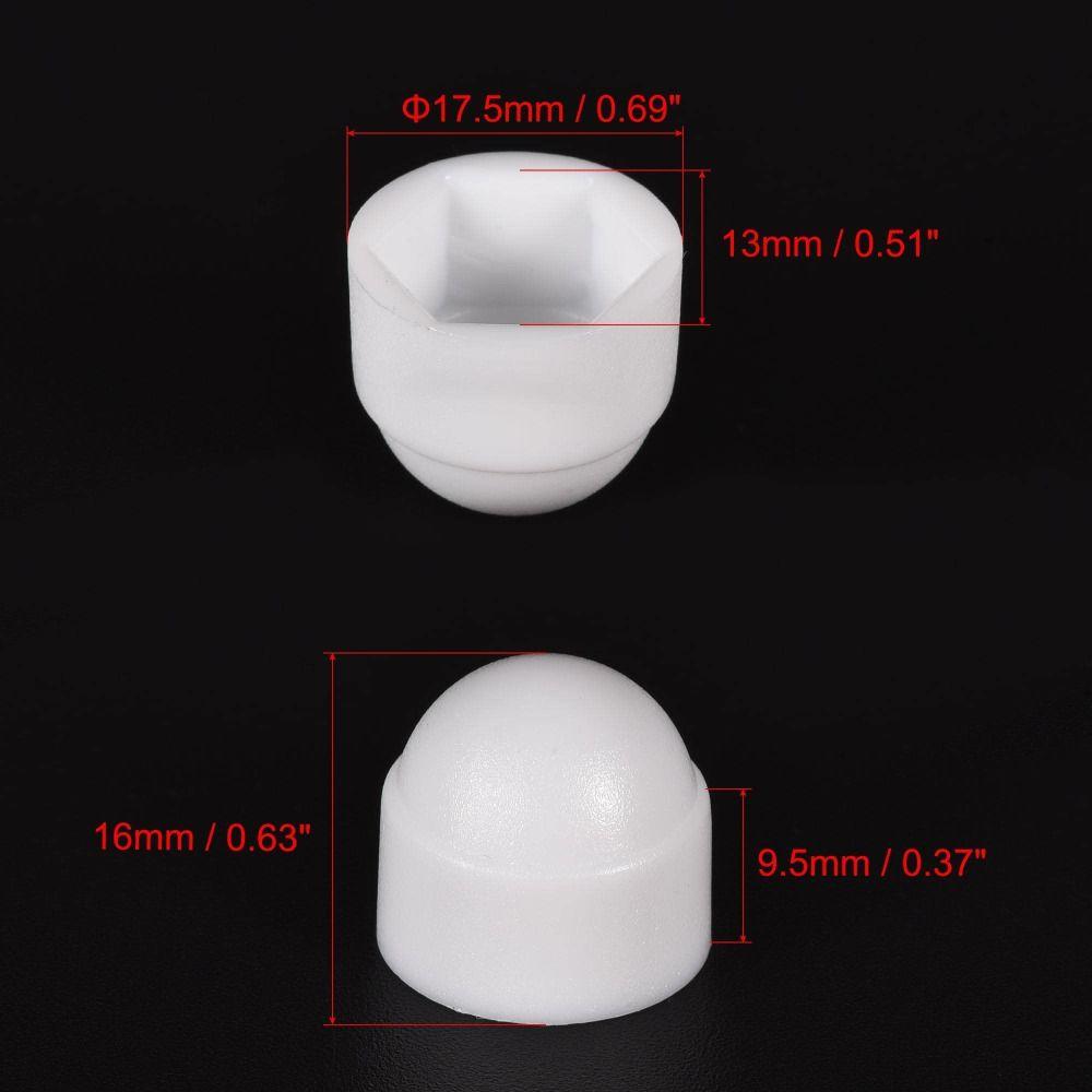 50 шт. M 8 Защитные колпачки для головок M8*13*15 мм M8 Пластиковая купольная крышка для болта