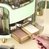 Ящик для хранения косметики Настольный комод Финишная маска Губная помада Кисть для макияжа Ящик Полка Пыленепроницаемая