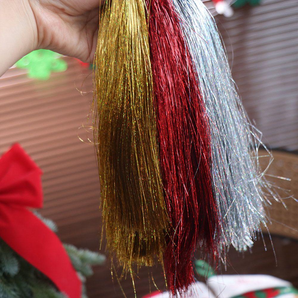 5000 шт 47 см красочные шелковые украшения ослепительные рождественские сосульки мишура набор для украшения лестницы