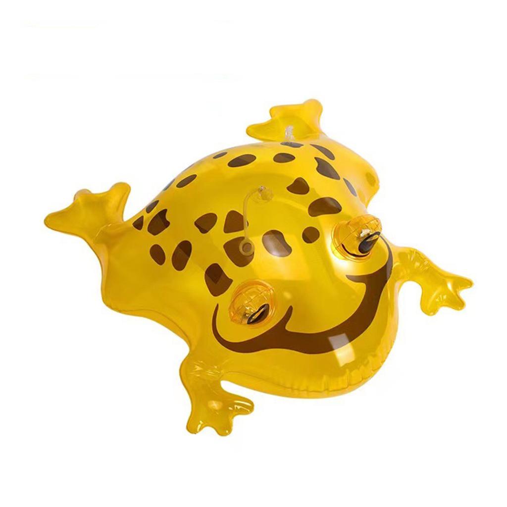 Светящийся воздушный шар-лягушка, надувная светящаяся лягушка из ПВХ с эластичной прыгающей веревкой, детская светящаяся игрушка