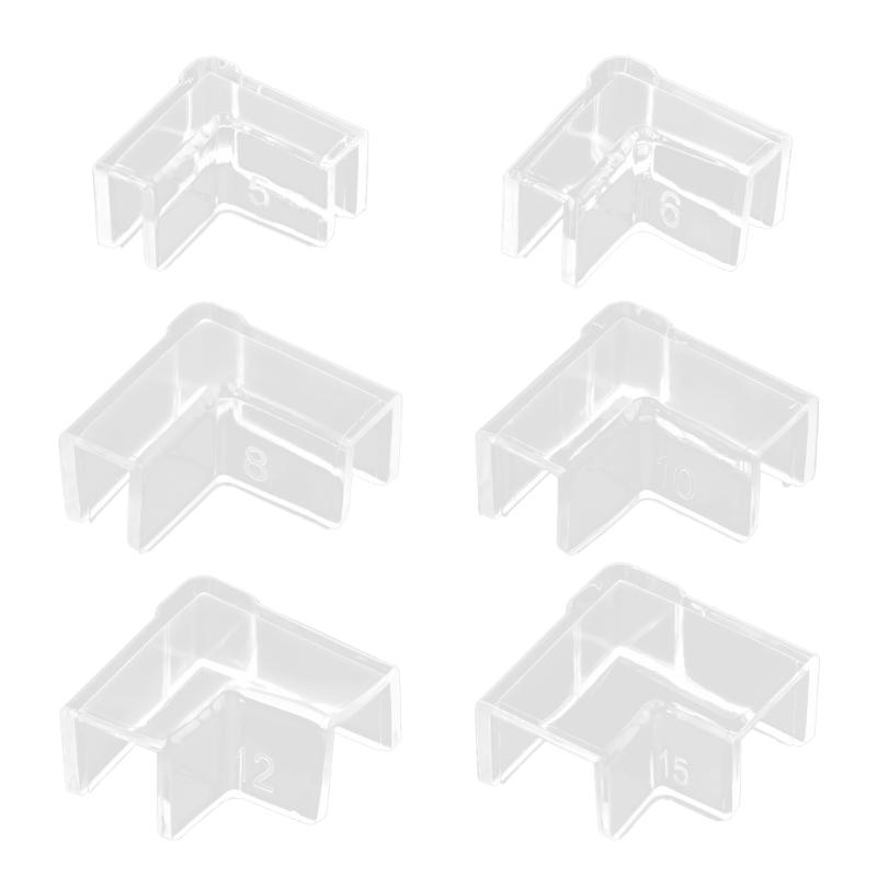 4 шт. Защита кромок стекла аквариума, акриловая защита, инструменты для аквариума, защита от ударов для стекла аквариума