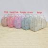 Portable Summer Handbag Home Organizer Washing Storage Basket Women Bath Basket Laundry Basket