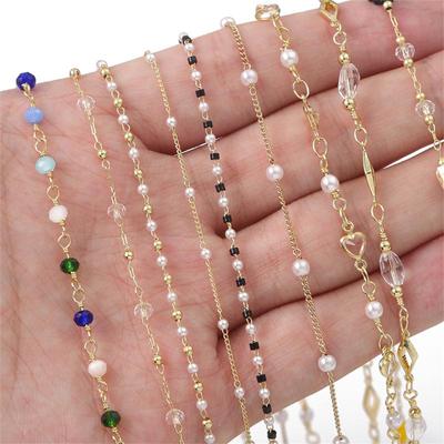50 см медная цепочка на руку, подвеска для DIY ожерелья, браслета, аксессуары для изготовления ювелирных изделий, принадлежности ручной работы