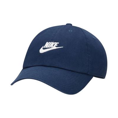 Nike Хлопковые бейсболки унисекс синие повседневные 913011-413