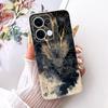 Transparent For Oppo Reno13 Case CPH2689 Cute Cat Fashion Butterfly Funny Painted Casing For Oppo Reno 13 PKM110 Cover