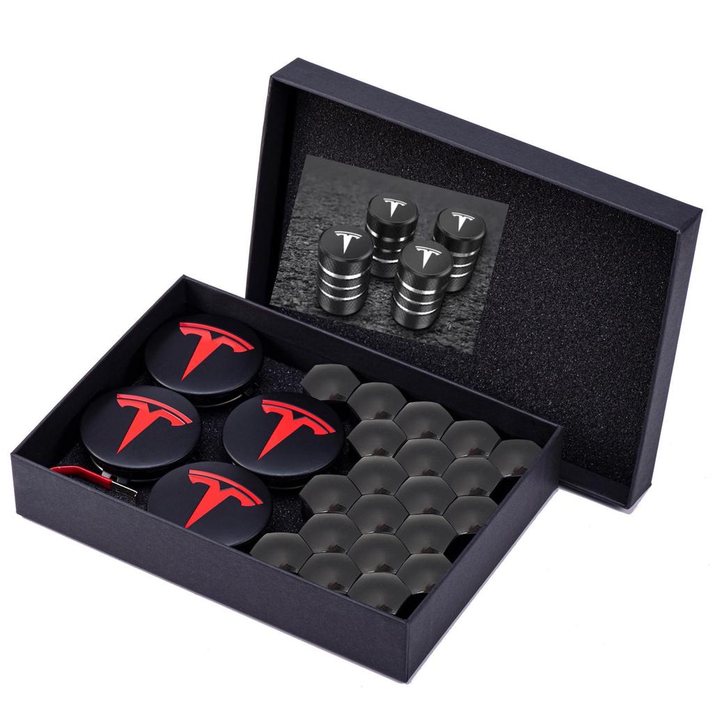 TYTU6 56/57MM 4pcs 25PCS 29PCS for Tesla Model 3 S/X ModelY 2025Juniper Badge Covers Hub Caps Hub Center Caps Auto Accessories Style