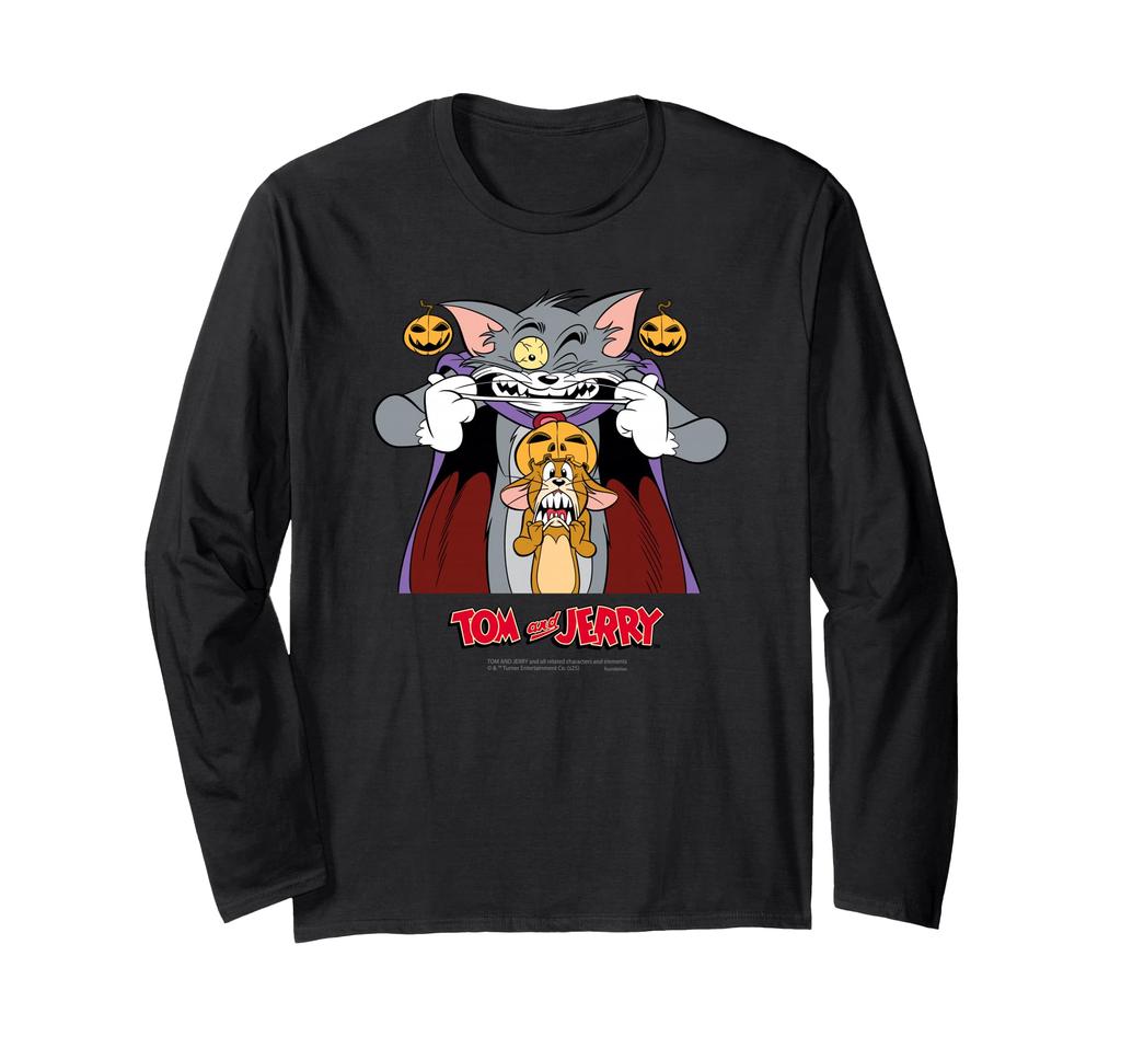 TOM and JERRY/Tom and Jerry/HALLOWEEN Long Sleeve T-Shirt