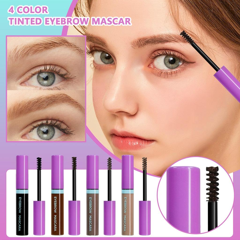 4-цветный карандаш для бровей Eyebrow Wild Eyebrow, водостойкий и не легко поддающийся трехмерному нанесению, натуральный жидкий карандаш для бровей 5 мл