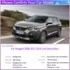 4 шт. автомобильные брызговики для Peugeot 5008 2017 2018 MK2 брызговики Fender брызговики авто