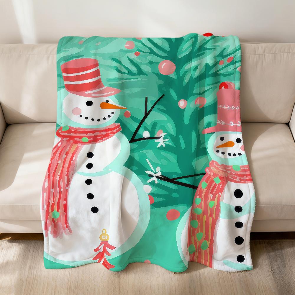 fashion art Preppy Tropical Christmas Flannel soft warm plush blanket sofa living room pet hogar bedroom gift home Car portable